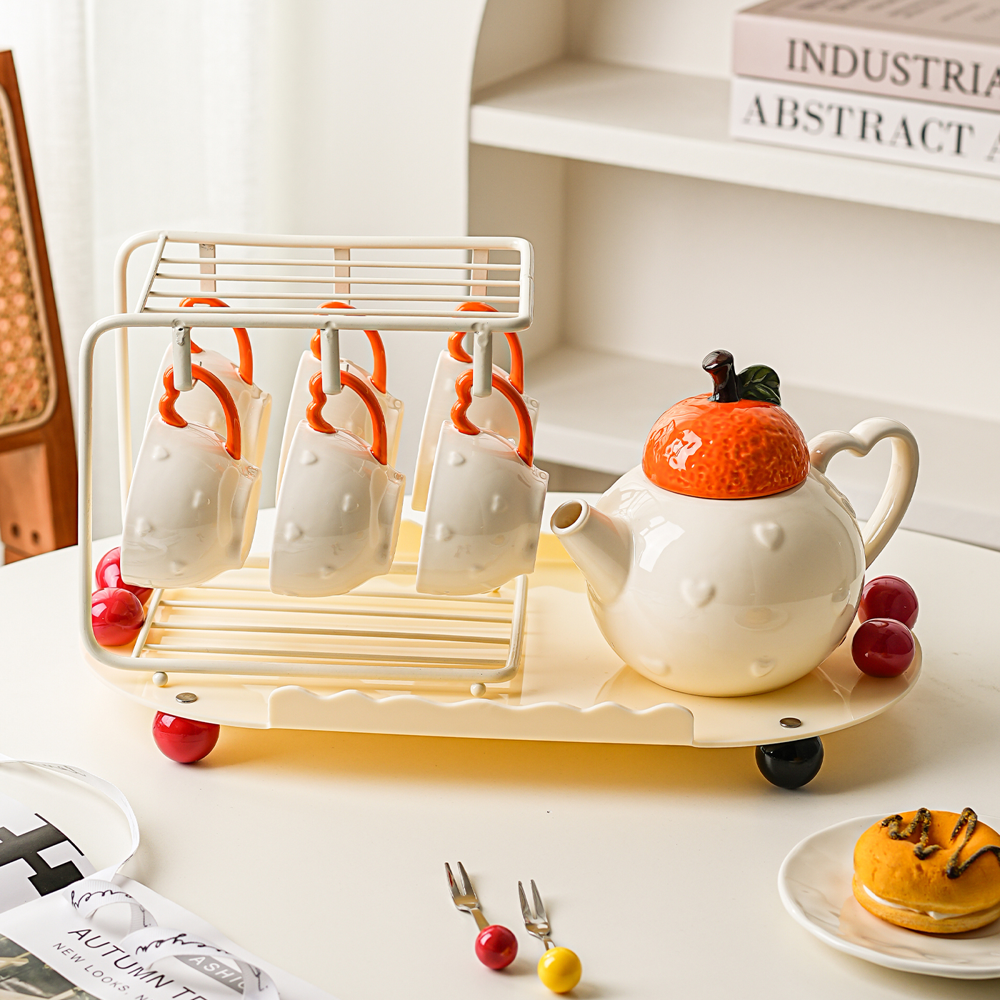 乔迁新居礼物陶瓷水具套装水杯家用茶壶实用送礼实用结婚新婚礼物