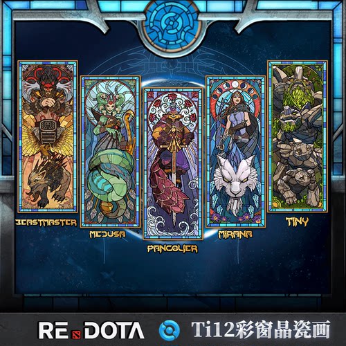 晶瓷装饰画DOTA2挂画房间挂画