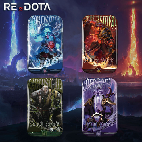 DOTA2双闪徽章原创设计