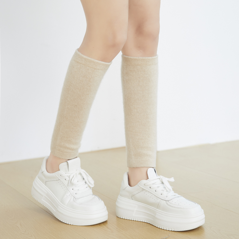 100%山羊绒保暖显瘦小腿袜