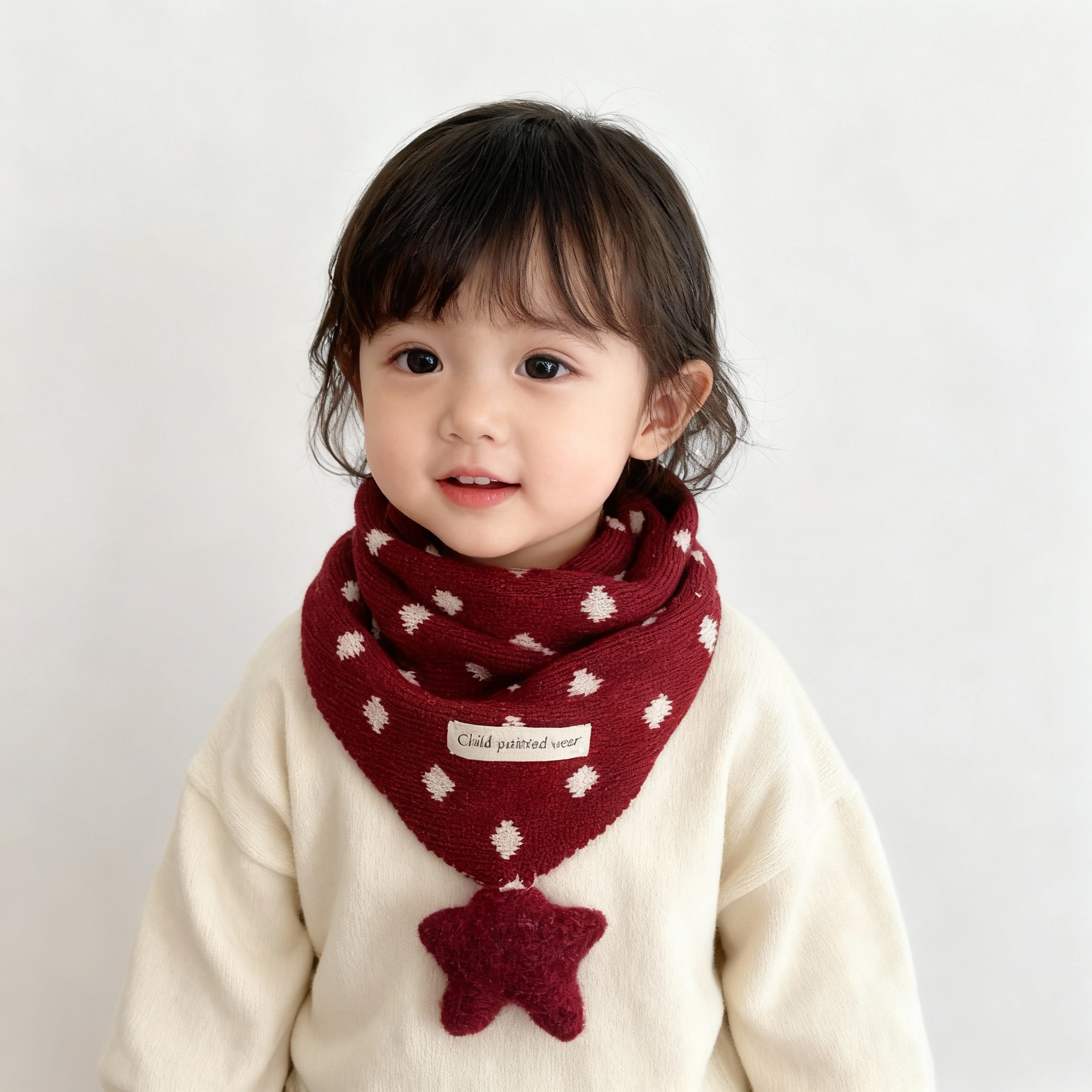 宝宝围巾秋冬季可爱红色星星围脖保暖防寒儿童围巾男女童针织脖套,童装/婴儿装/亲子装,围巾,淘宝优惠券,粉丝福利购,淘宝优惠卷