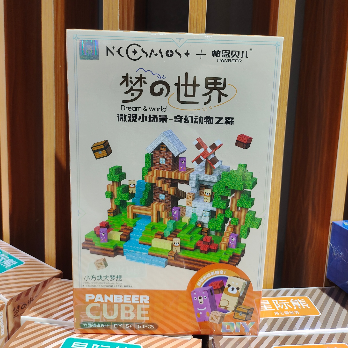 帕恩贝儿磁力块6面益智儿童玩具