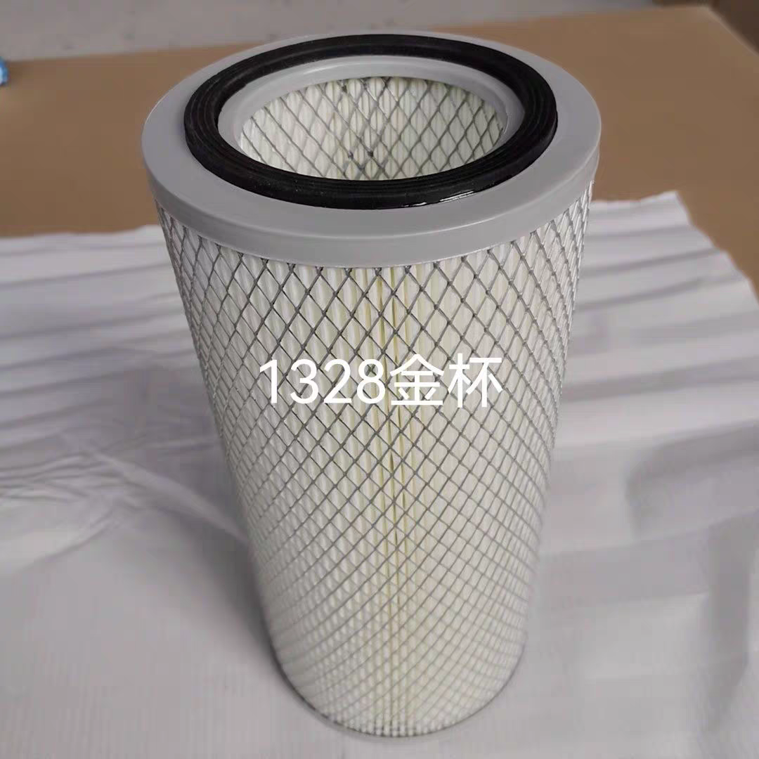 K1328适配金杯海狮金龙金旅中顺风景快运4Y空气滤芯和机油滤芯