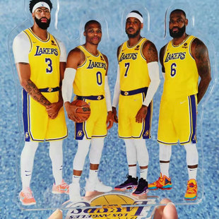 库里詹姆斯6号科比欧文杜兰特湖人篮球亚克力摆件立牌 摆台手办