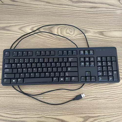 戴尔KB212-B有线键盘 SK-8120 KB4021同款模具商务办公键盘