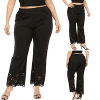 Plus size summer women Pants big size lady trousers thumbnail 2