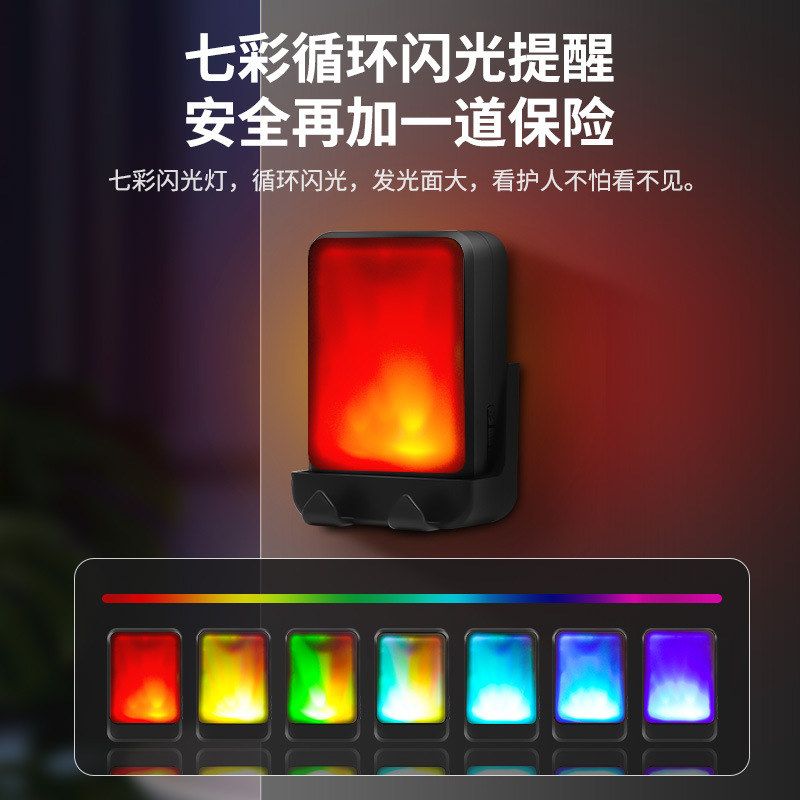 静音无线老人门铃远距离呼叫器声光可免插电聋哑人遥控强闪光服务