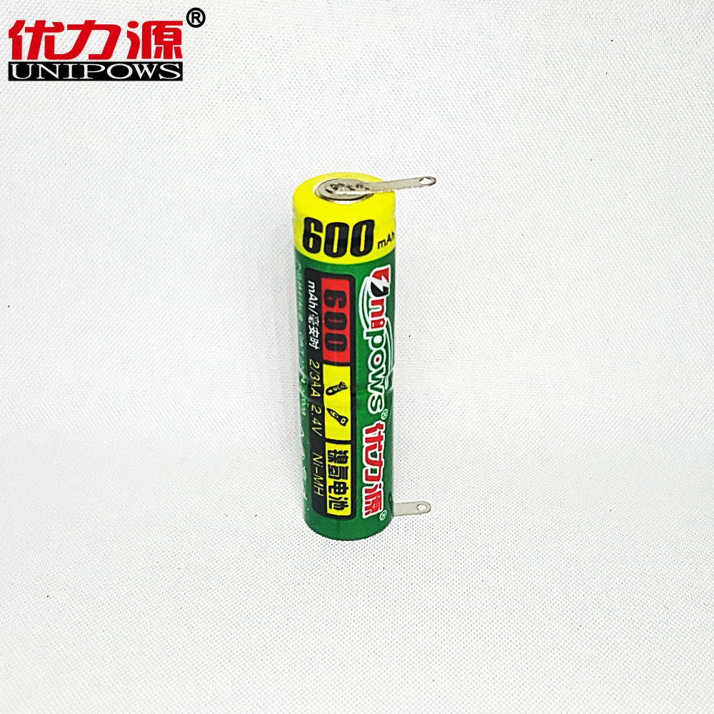 优力源2/3AA适用于9000华科HS9216 HS308剃须刀电池 2.4V棍型