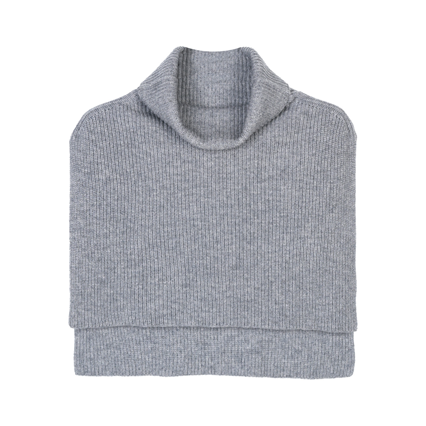 ed*tion同款康赛妮100%山羊绒重磅高领披肩 XTJH线头计划