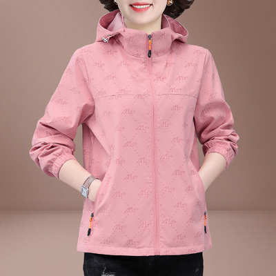 妈妈春装2026新款洋气冲锋衣