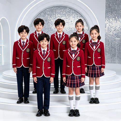 小学生校服班服套装西装英伦风