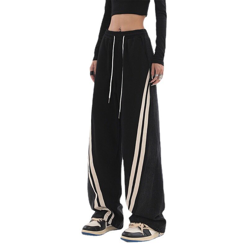 womenclothes跨境拼接牛