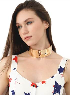 欧美夸张合金项圈女choker朋克项链 collar necklace women