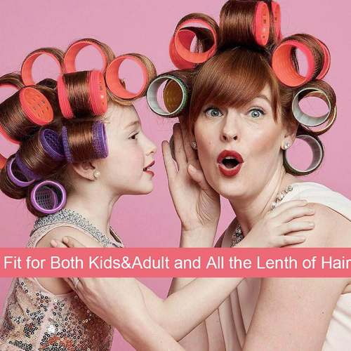 Hair Rollers Self Grip Hair Curlers Lazy Curler Silk Curling