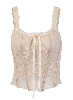 2026 women clothes镂空上衣外穿跨境夏季新款纯色内搭吊带修身型