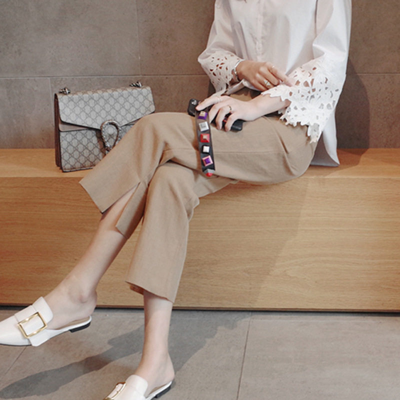 womenclothes亚麻ic阔腿