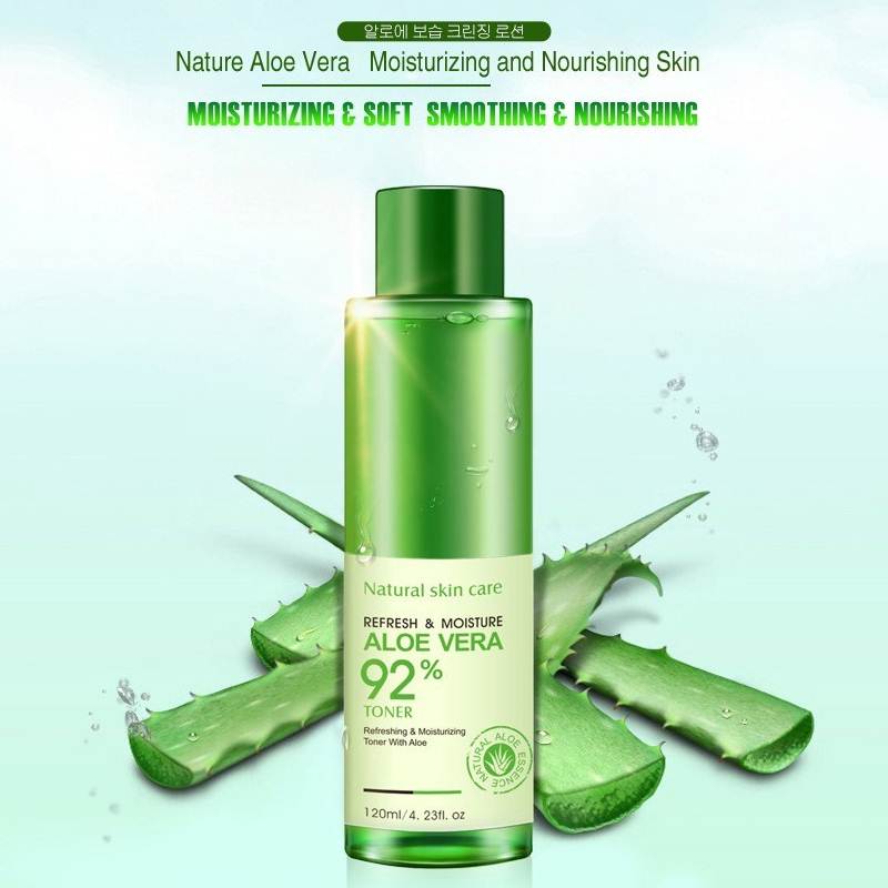 aloe vera face toner brightens skin芦荟胶保湿水爽肤水化妆水