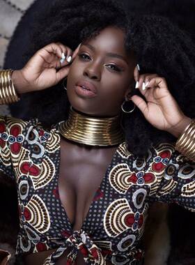 非洲部落项圈手镯套装女酒吧夸张项链饰品cos necklace suit