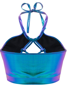 2026 women clothes跨境货源夏季新款 性感修身挂脖吊带背心系带