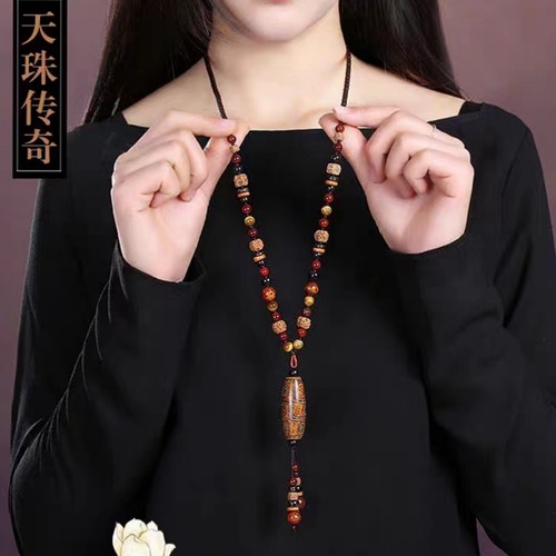 情侣金刚菩提玛瑙天珠吊坠挂件饰