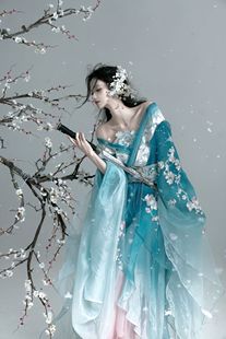 2025新款原创杏花花神汉服女刺绣齐腰大袖套装改良唐制秋冬款