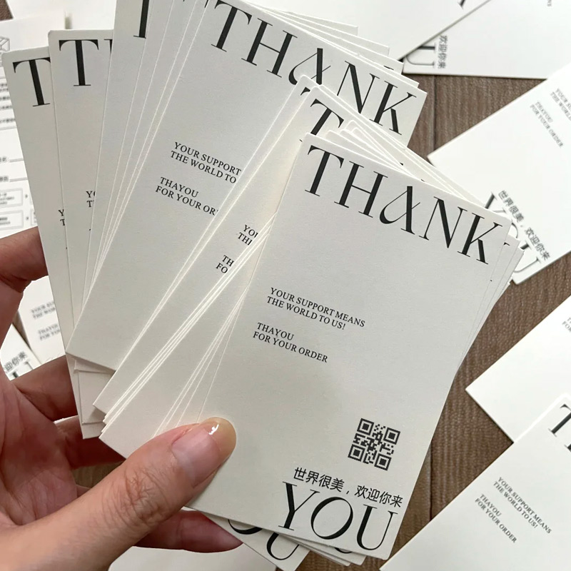 感谢服务小卡片定制，免费设计