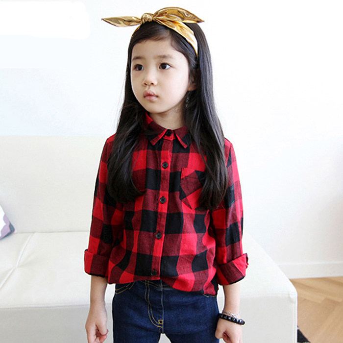 Chemise fille à manche longue - Ref 2085433 Image 1