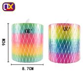 启星8709魔力彩虹圈儿童拉伸玩具成人减压怀旧弹簧叠叠乐活动特价