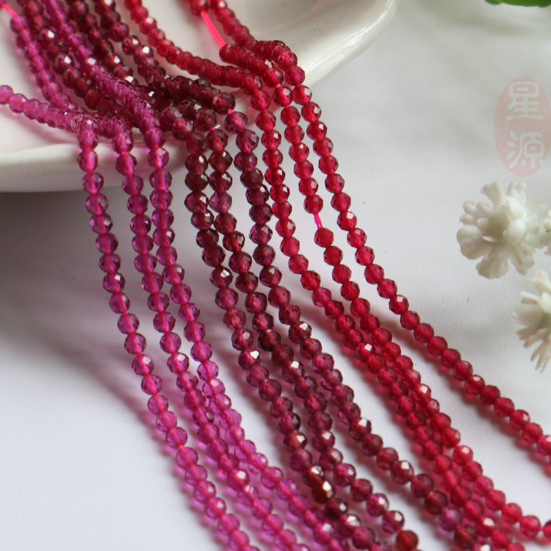 合成红宝2-3mm切面三色红尖晶散珠diy男女手串项链水晶饰品配件珠,饰品/流行首饰/时尚饰品新,其他DIY饰品配件,淘宝优惠券,粉丝福利购,淘宝优惠卷