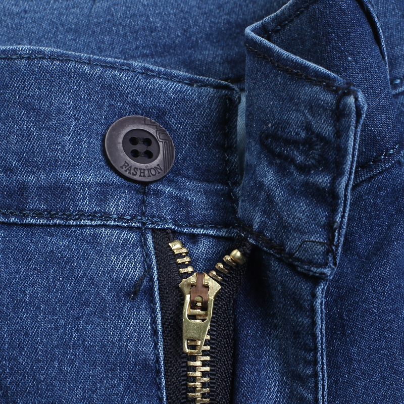 Jeans droite en vrac en coton pour Quatre saisons - Ref 1464418 Image 3