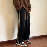B254-HQ1408-P48大货足M-3X包边包条休闲裤男卫裤直筒裤潮控68，男装休闲裤，星座602