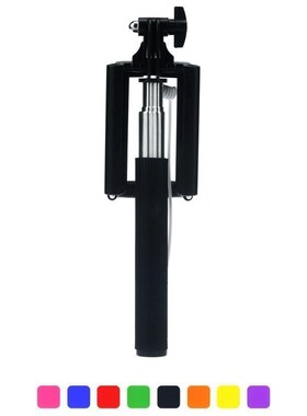 luxury extendable folding wired selfi self selfie stick mono
