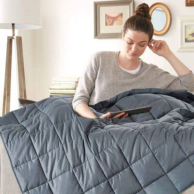 6.8kg/9kg Weighted Blanket Adult Full Queen Size Cotton cove