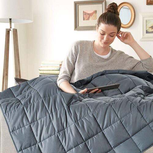 6.8kg/9kg Weighted Blanket Adult Full Queen Size Cotton cove