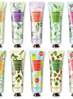 花香植物香氛护手霜补水Plant Hand Cream water moisture