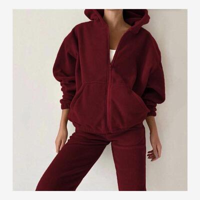 欧美运动服卫衣2件套装女