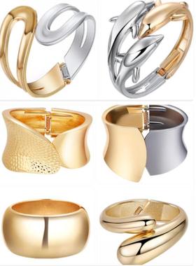 彷金手镯气质百搭简约冷淡风饰品fashion women bracelet jewelry