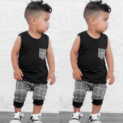 Children Clothes Set Baby boys T Shirt Vest kids boy Shorts