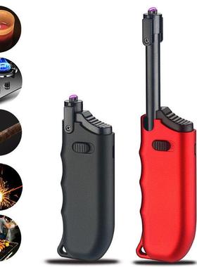 USB Plasma Rechargeable Lighter Telescopic Kitchen Camping