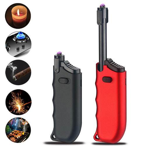 USB Plasma Rechargeable Lighter Telescopic Kitchen Camping