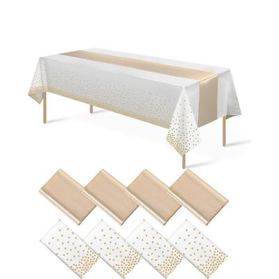 Plastic Table Cloth Disposable Tablecloth Party Table Cover