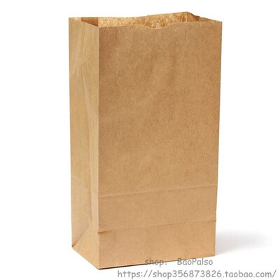 50pcslot Brown Kraft Paper Bags Recyclable Gift Jewelry Foo