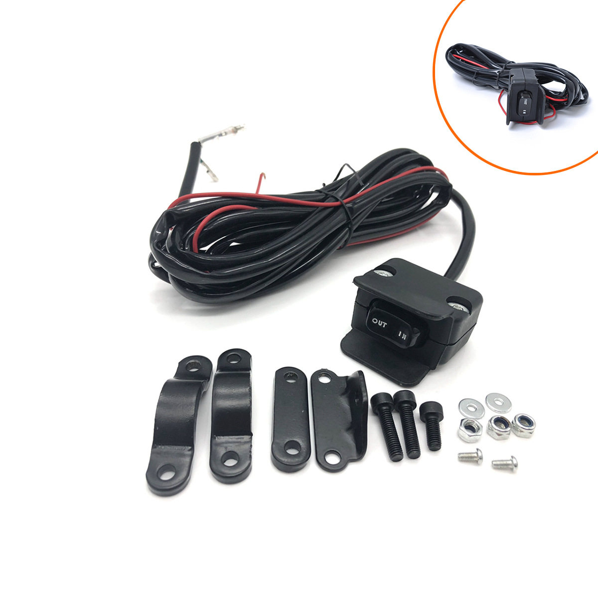 批发跨境畅销品  适用于沙滩车 沙滩车拇指 开关控制线