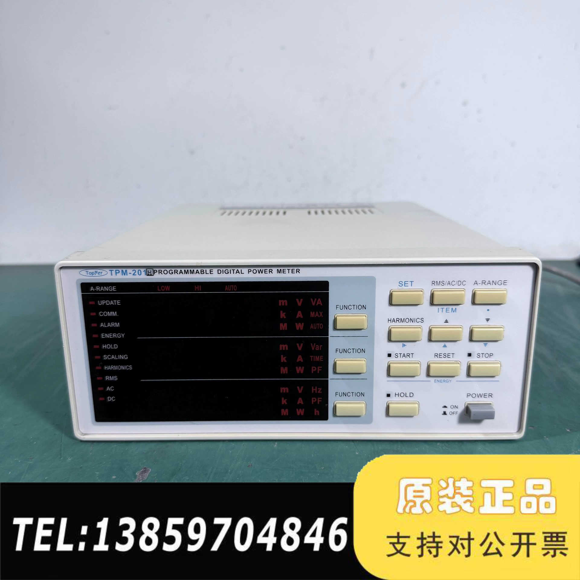TopFer TPM-201H功率计，AC/DC都可测量，原议价