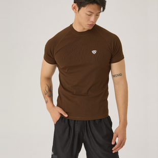 AaNn超人系列修身 健身运动训练叉肩短袖