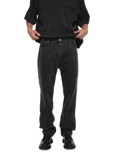 AANN Vintage手工擦色做旧复古水洗直筒牛仔裤501改良款