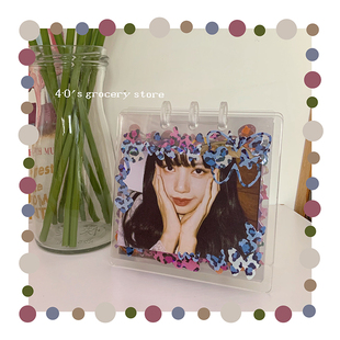 咕卡 肆林 拼贴本 活页本 追星手帐 PVC透明方形内页卡片
