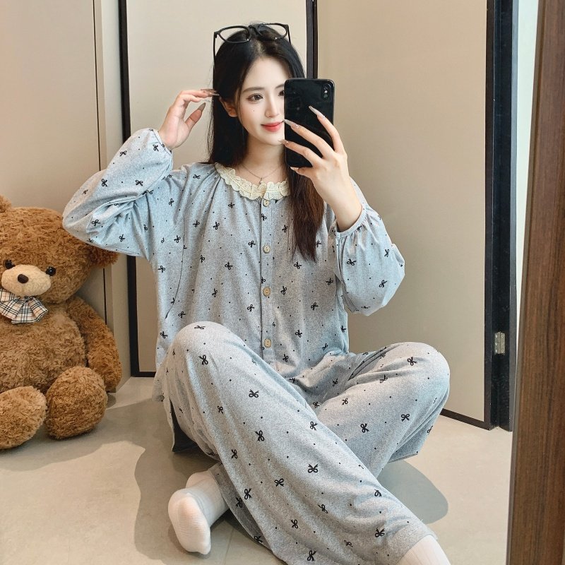 a类母婴级月子服带胸垫春秋季3月份产后纯棉全棉吸汗孕妇睡衣哺乳,孕妇装/孕产妇用品/营养,家居服套装,淘宝优惠券,粉丝福利购,淘宝优惠卷