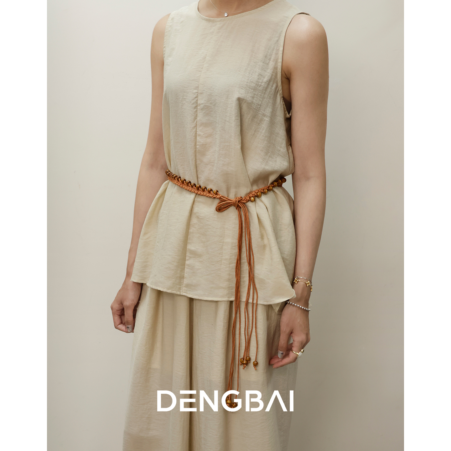 登白DENGBAI 女款复古民族风腰绳百搭小众高级感装饰配裙子皮带