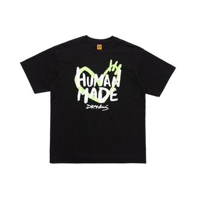 日本代购HUMAN MADE GRAPHIC爱心字母休闲印花短袖T恤男24SS